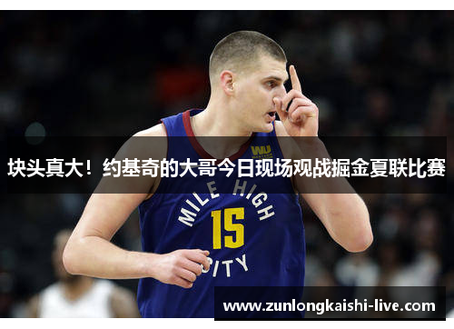 块头真大！约基奇的大哥今日现场观战掘金夏联比赛